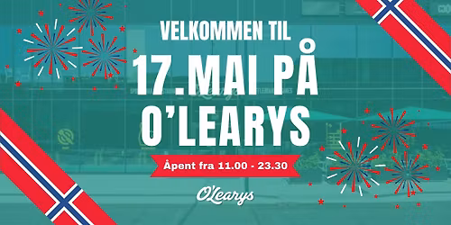 17.mai feiring @ O'Learys S\u00f8gne