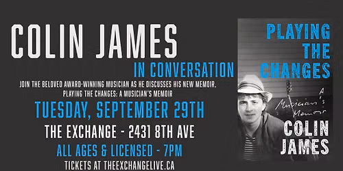 Colin James - In Conversation