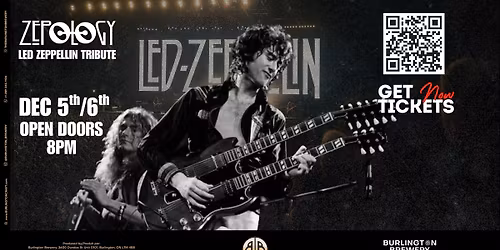 DEC 5TH & 6TH ACCESS - LED ZEPPELLIN TRIBUTE - ZEPOLOGY