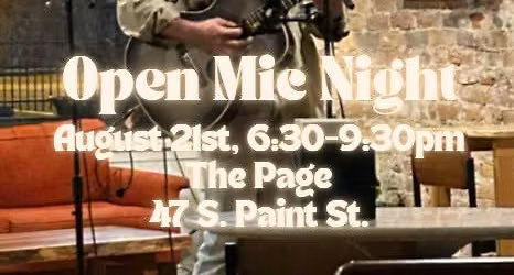 Open Mic Night w\/ Cade Harper