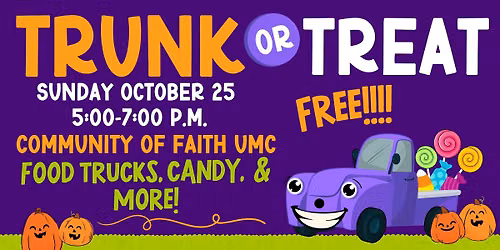 Community of Faith UMC Trunk or Treat