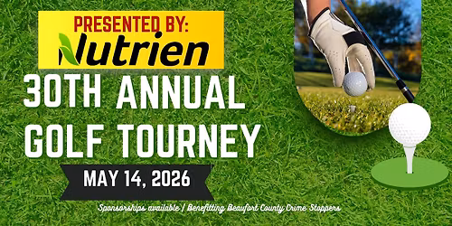 Beaufort County Crime Stoppers 30th Annual Golf Tournament