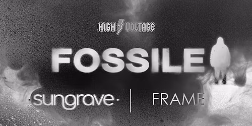 [Concert Rock Alternatif] FOSSILE + SUNGRAVE + FRAME