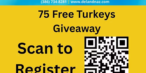 Comedy event with turkey giveaway