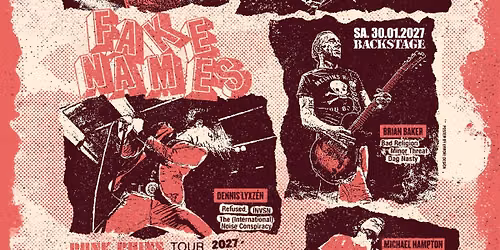 FAKE NAMES | PUNK RUINS TOUR 2027 | BACKSTAGE M\u00dcNCHEN 2027