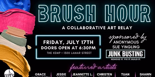 Brush Hour: A Collaborative Art Relay