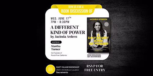 BOOK DISCUSSION: A Different Kind of Power by Jacinda Ardern
