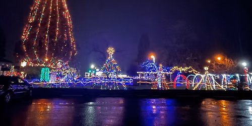 Stars Stripes and Christmas Lights