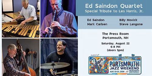 Portsmouth Jazz Weekend 2026:  Artie Bakopolus Quintet Brunch