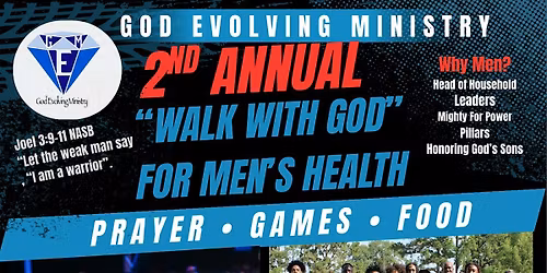 2nd Annual "Walk With God" For Men's Health