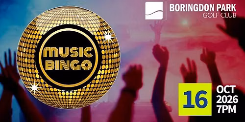 Boringdon Park Music Bingo