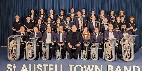 St Austell Town Brass Band at Charlestown Harbour