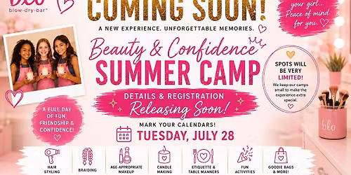 Beauty & Confidence Summer Camp for girls