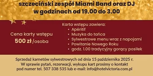 SYLWESTER GALA 2025\/2026 w Tango Club Restauracja