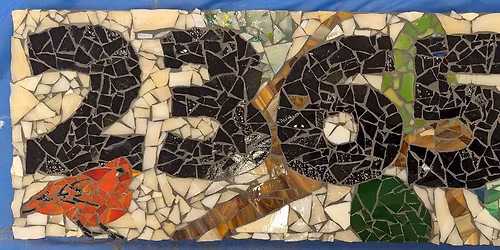 Colorful Glass Mosaics - Table or Sign - Shakopee