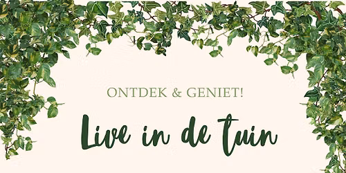 Live in de tuin