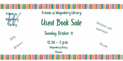 Friends of Weyenberg Library Annual Used Book Sale