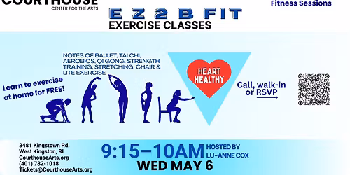 EZ 2 B Fit Exercise Class with Lu-Anne Cox 5\/6\/2026 9:15-10AM