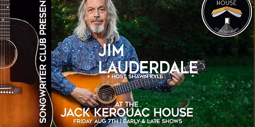 Songwriter Club Presents: Jim Lauderdale (EARLY SHOW 6PM Doors) at the Jack Kerouac House St.Pete
