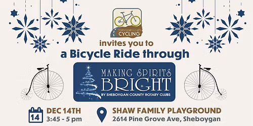 2025 Making Spirits Bright Holiday Group Ride NEW DATE