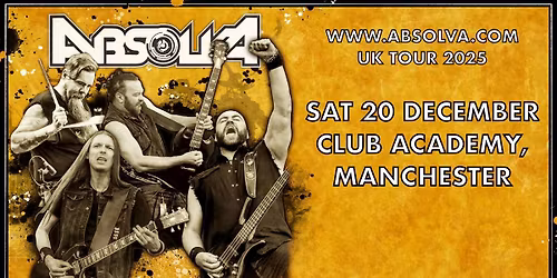 ABSOLVA : Manchester 'Xmas Bash' : Club Academy