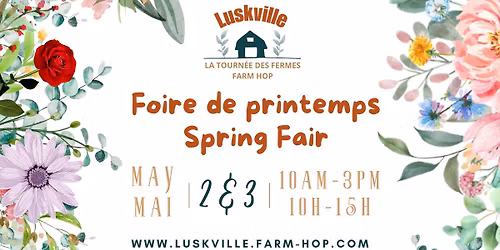 Spring Farm Hop\/Foire de printemps