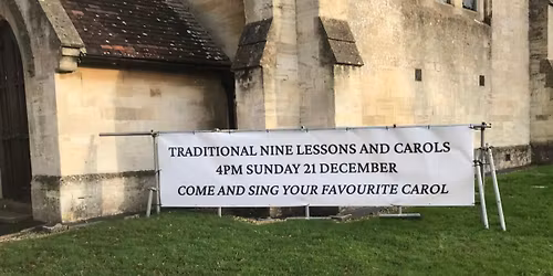 Traditional Christmas Nine Lessons and Carols.
