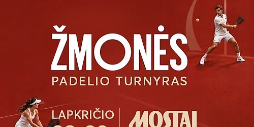 \u017dmon\u0117s padelio turnyras Mostuose