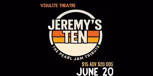 Jeremy's Ten - The Pearl Jam Tribute in Charlotte, NC
