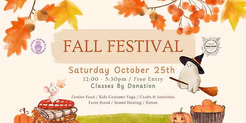 FALL FESTIVAL @ The Ashram