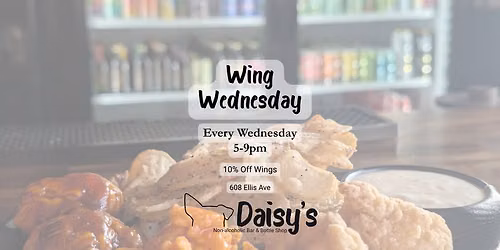 10% off Wings every Wednesday at Daisy's