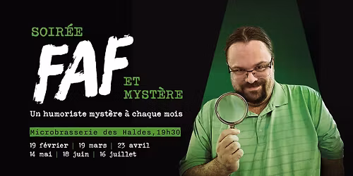 Soir\u00e9e Faf et Myst\u00e8re | 14 mai 2026
