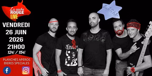 SHERAF (reprises pop\/rock) - La Vache Rouge LIVE
