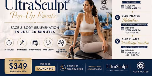 UltraSculpt Pop Up Event | Club Pilates Woodbridge Township