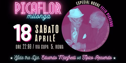 Picaflor \u2728 Sfida tra Djs: Eduardo Manfredi vs Tipico Recuerdo \u2728 Roma