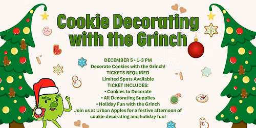 Cookie Decorating with the Grinch
