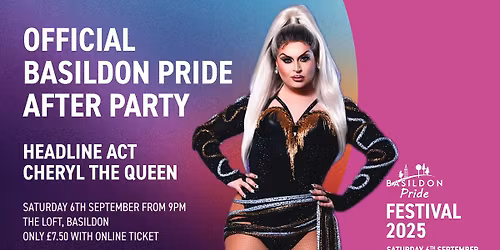 Official Basildon Pride After Party 2025