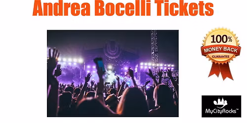 Andrea Bocelli "Romanza Tour" Tickets Fort Lauderdale FL Hard Rock Live Seminole Hotel Hollywood