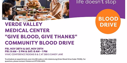 VVMC "Give Blood. Give Thanks." Community Blood Drive