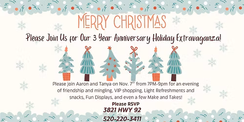 Holiday Extravaganza Anniversary Celebration!