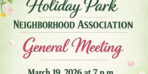 HPNA March General Meeting