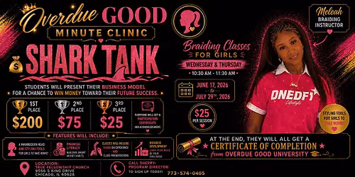 Overdue Good NFP Minute Clinic~ 6 week Hair Braiding Course