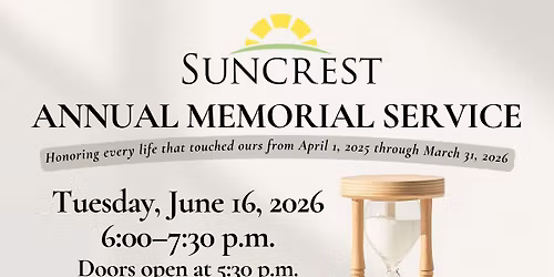 Suncrest Hospice Annual Memorial Service