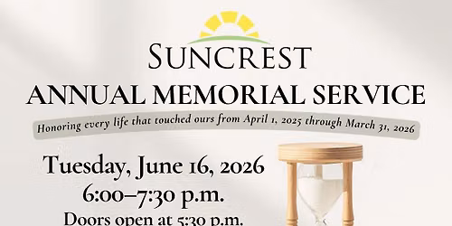 Suncrest Hospice Annual Memorial Service