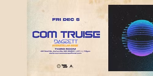 Com Truise w\/ Daggett & Interstellar Noise @ Third Room