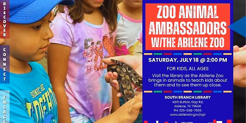 Zoo Animal Ambassadors (South Branch)