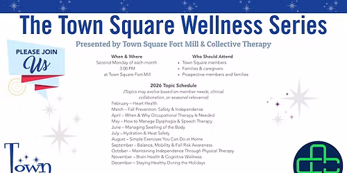 Town Square Wellness Series: Conversations for Healthy Aging