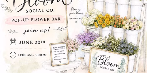 Bloom Social Co. Pop Up at J. Gorat\u2019s \ud83c\udf38