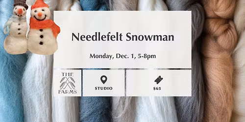 Needlefelt Snowman