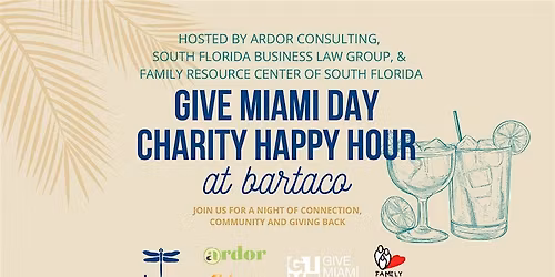 Give Miami Day Charity Happy Hour
